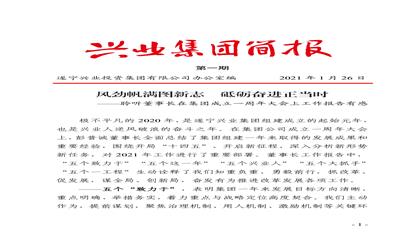 集團(tuán)簡報(bào)(2021年第一期)